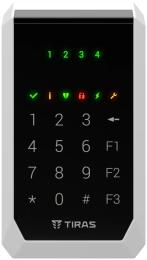Клавіатура для сигналізації Tiras K-PAD4 + White