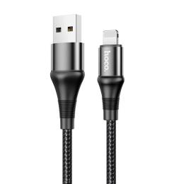 Дата-кабель Hoco Excellent X50 1m USB(тато) - Lightning(тато) Black