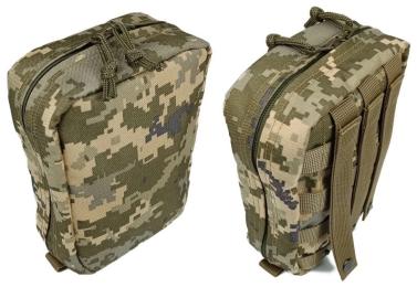 Тактичний підсумок EasyFit аптечка тактична MOLLE для РПС, разгрузки або жилету Pixel ЗСУ MM-14 (EF-1408-5)