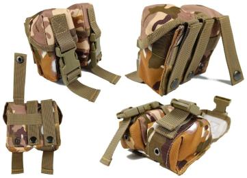 Тактичний підсумок EasyFit гранатний подвійний (MOLLE, підсумок для гранат на розгрузку, жилет, РПС) Multicam Arid (EF-1411-4)