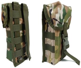 Тактичний підсумок EasyFit під два магазини АК одинарний закритий MOLLE, підсумок на розгрузку, жилет, РПС MultiCam (EF-1409-2)