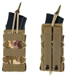 Тактичний підсумок EasyFit під магазин АК/РПК одинарний відкритий MOLLE, підсумок на розгрузку, жилет, РПС Multicam Arid (EF-1411-6)