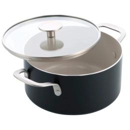 Каструля KitchenAid Aluminium Ceramic 20 см, 3.11л Matte Black (CC010147-001)