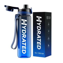 Пляшка для води Brave U Hydrate Waterbottle 1L Blue Black (24477-01)