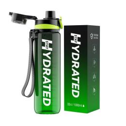 Пляшка для води Brave U Hydrate Waterbottle 1L Green Black (24479-01)