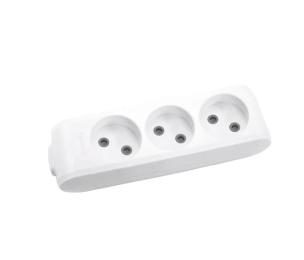 Колодка для мережевого фільтра Panasonic X-tendia WLTB02302GR-UA Gray 3 гнізда