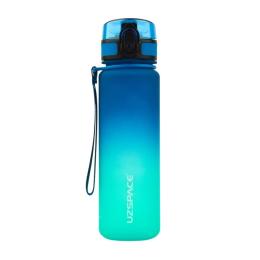 Пляшка для води UZSPACE Frosted Gradient Waterbottle 3026 500 ml Blue Green (23409-01)