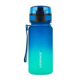 Пляшка для води UZSPACE Frosted Gradient Waterbottle 3034 350 ml Blue Green (23405-01)