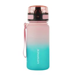 Пляшка для води UZSPACE Frosted Gradient Waterbottle 3034 350 ml Pink Blue (23404-01)