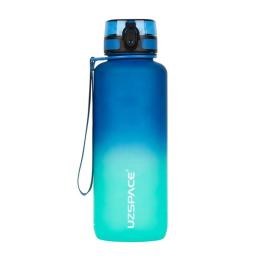 Пляшка для води UZSPACE Frosted Gradient Waterbottle 3056 1, 5 L Blue Green (23563-01)