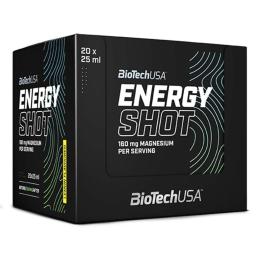 Передтренувальний комплекс Biotech Energy Shot (20*25 ml, lemon) (04086-01)