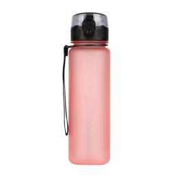 Пляшка для води UZSPACE Summer Frosted Waterbottle 3026 500 ml Coral Pink (23413-01)
