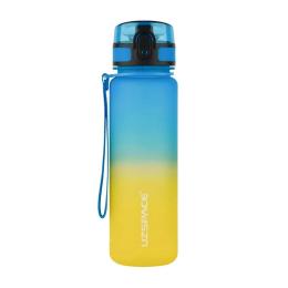 Пляшка для води UZSPACE Tamish Frosted Waterbottle 3026 500 ml Blue Yellow (23399-01)
