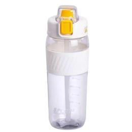 Пляшка для води Jooki 600 мл із трубочкою та ручкою (HP-14-42W) White