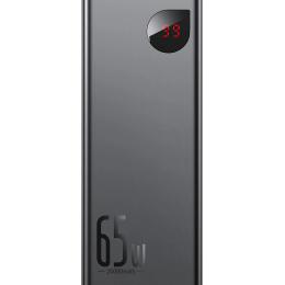 Зовнішній портативний акумулятор Baseus Adaman Metal Digital Display 20000mAh 65W Black (PPIMDA-D01)