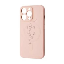 Чохол-накладка WAVE Minimal Art Case для iPhone 13 Pro Pink