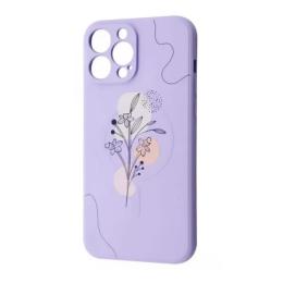 Чохол-накладка WAVE Minimal Art Case для iPhone 13 Pro Max Light Purple