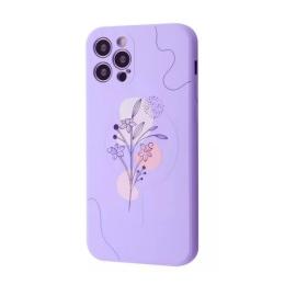 Чохол-накладка WAVE Minimal Art Case для iPhone 12 Pro Light Purple