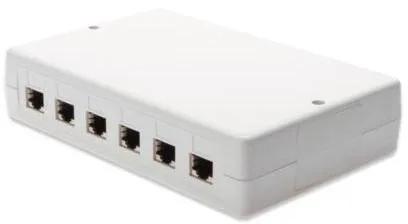 Сполучна коробка для модуля Digitus Keystone 6 портів