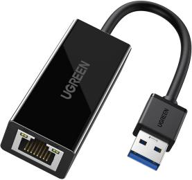 Перехідник Ugreen CR111 USB 3.0 to Gigabit RJ-45 Ethernet Card adapter 10 см