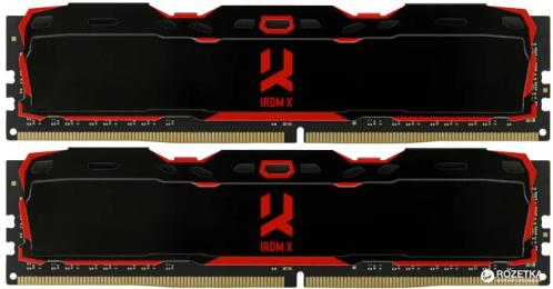 Оперативна память GoodRam Iridium X IR-X2666D464L16S/16GDC Black 16 GB (2x8 GB) DDR4 2666 MHz