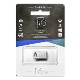 Флеш память T&amp;G 105 Metal Series Silver 16GB (TG105-16G)