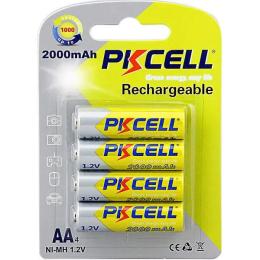 Акумулятор PkCell Rechargeable 6942449544995 AA 2000mAh NiMh 4шт