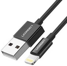 Дата-кабель Ugreen US155 2m USB (тато) - Lightning (тато) Black (80823)