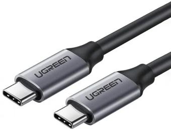 Дата-кабель Ugreen 50751 1.5m USB Type C(тато) - USB Type C(тато) Gray