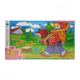 Пазл Енергія Плюс Маша і Ведмідь 82067 дитячі на 12 деталей