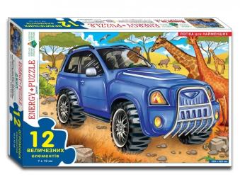 Пазл Енергія Плюс Джип 82050 дитячі 12 деталей