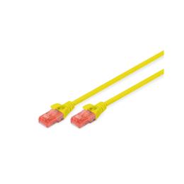 Патч-корд Digitus DK-1617-020 Yellow 2м, CAT 6 UTP, AWG 26/7, Cu, LSZH