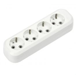 Колодка для мережевого фільтра Voltronic EC-4S 250V 16A, із заземленням, 4 гнізда