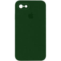 Чохол-накладка EpiK Silicone Case Square Full Camera Protective (AA) для iPhone 6/6s Army Green