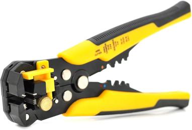 Стрипер Voltronic AWG10-24 Black Yellow (багатофункціональний інструмент для зачищення каб