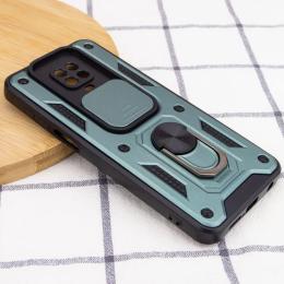 Чохол-накладка Infinity Camshield Serge Ring for Magnet для Xiaomi Redmi Note 9S/9 Pro/9 Pro Max Black Green