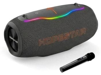 Акустика портативна Hopestar H86 with 1pcs microphone 180W Gray