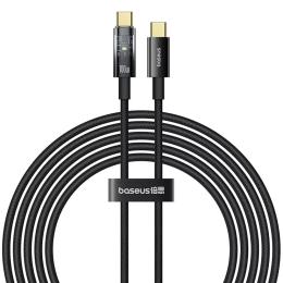 Дата-кабель Baseus Explorer Series Auto Power-Off P10319703111-00 Type-C (тато)  -  Type-C (тато) 100W (1m) Black