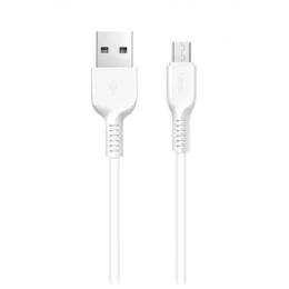 Дата-кабель Hoco X20 1m USB(тато) - Lightning(тато) White