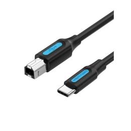 Дата-кабель Vention (CADBG) USB Type-C (тато) - USB Type-B (тато) 1.5 m Black