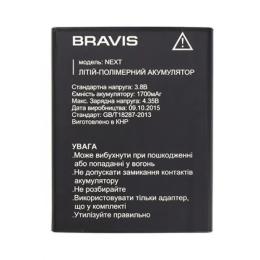 Акумулятор до телефону Bravis Next Black 1700 mah