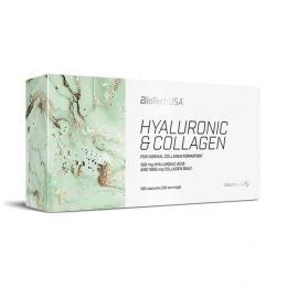 Натуральна добавка і екстракт Biotech Hyaluronic &amp; Collagen (120 caps) (22039-01)
