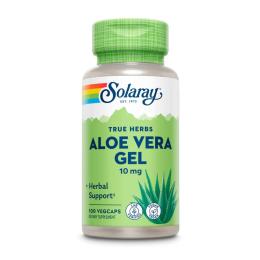 Натуральна добавка і екстракт Solaray Aloe Vera Gel 10mg - 100 vcaps (2023-10-2124)