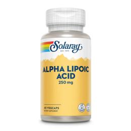 Натуральна добавка і екстракт Solaray Alpha Lipoic Acid 250mg - 60 vcaps (2023-10-2399)