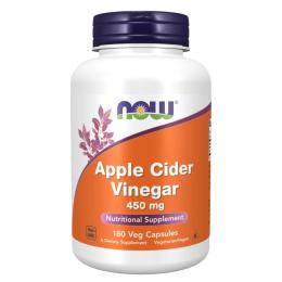 Натуральна добавка і екстракт Now Foods Apple Cider Vinegar 450 mg - 180 vcaps (2022-10-0700)