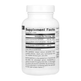 Натуральна добавка і екстракт Source Naturals Ascorbyl Palmitate 500mg - 90 tabs (2023-10-4331)