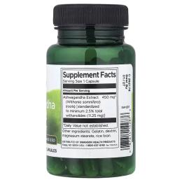 Натуральна добавка і екстракт Swanson Ashwagandha Extract Standardized 450mg - 60 caps (2023-10-4056)