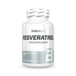 Натуральна добавка і екстракт Biotech Resveratrol (60 caps) (24266-01)