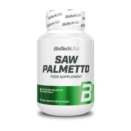 Натуральна добавка і екстракт Biotech Saw Palmetto (60 mega caps) (19573-01)