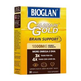 Натуральна добавка і екстракт Bioglan Calamari Gold Brain Support 1000 mg (30 caps) (23369-01)